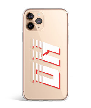 Shadow Racer Initials Clear Phone Case