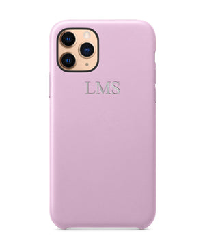 Pink PU Leather Embossed Phone Case